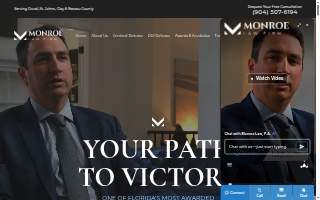Monroe Law, P.A. website