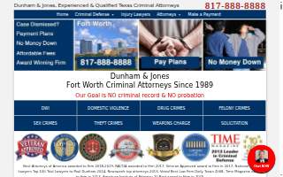 Dunham & Jones of Fort Worth website