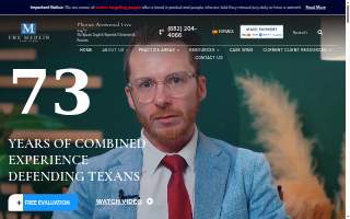 The Medlin Law Firm of Fort Worth website