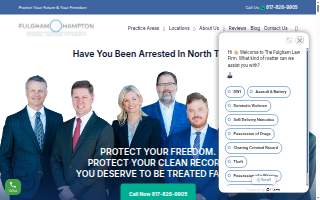 Fulgham Hampton Criminal Defense Attorneys website