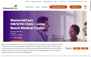 MemorialCare OB/GYN Clinic - Long Beach Medical Center website