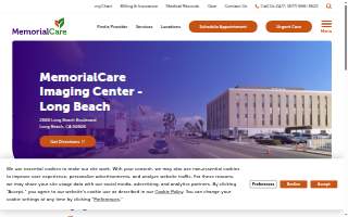 MemorialCare Imaging Center - Long Beach website