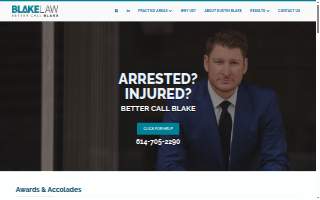 Blake Law Firm website