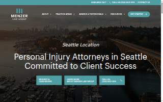 Menzer Law Group website