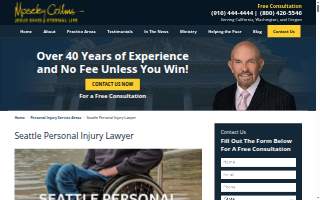 Moseley Collins Law of Seattle website