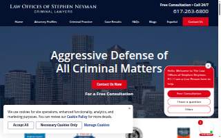 Law Offices of Stephen Neyman Criminal Lawyers website