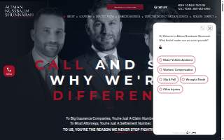 Altman Nussbaum Shunnarah Trial Attorneys website