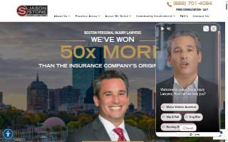 Jason Stone Injury Lawyers of Boston website
