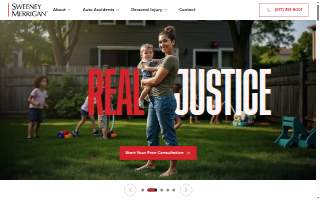 Sweeney Merrigan Personal Injury Lawyers of Boston website