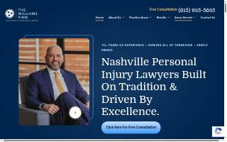 The Williams Firm website
