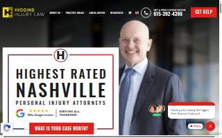 The Higgins Firm website