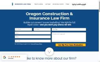 Burnside Law Group website