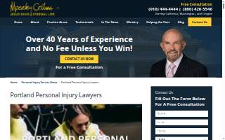 Moseley Collins Law of Portland website
