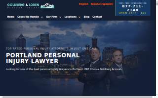 Goldberg & Loren website
