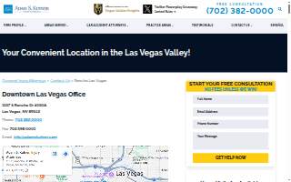 Adam S. Kutner, Injury Attorneys website