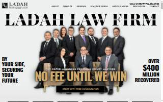 Ladah Injury & Car Accident Lawyers Las Vegas website