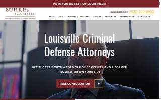 Suhre & Associates DUI and Criminal Defense Lawyers - Louisville Office website