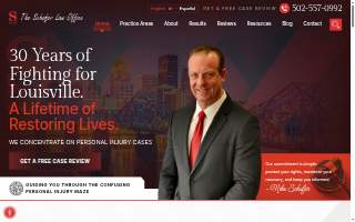 The Schafer Law Office website