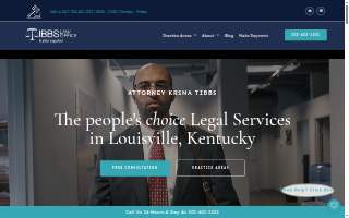 Tibbs Law Office website