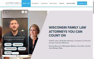 Karp & Iancu, S.C. Milwaukee Family & Divorce Lawyers website