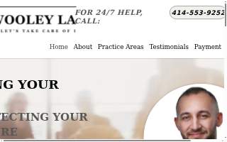 Wooley Law website