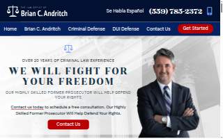 The Law Office of Brian C. Andritch website