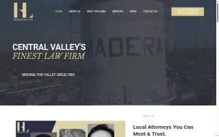 Hernandez Law Offices website