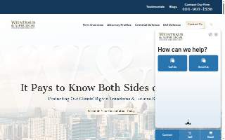 Weintraub & Alper Legal website