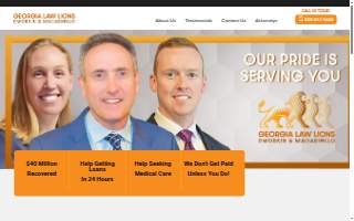 Georgia Law Lions website