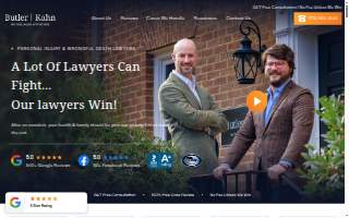 Butler Kahn - Atlanta Personal Injury Attorneys website