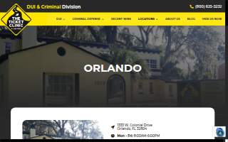 Florida DUI Lawyer of Orlando website