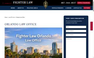 Fighter Law website