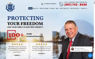 The Defense Group website