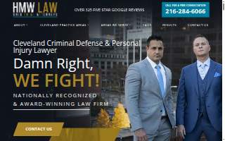 HMW Law website