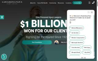 Nurenberg Paris Injury Lawyers website