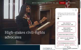 The Chandra Law Firm LLC website
