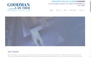 Goodman Law Firm website