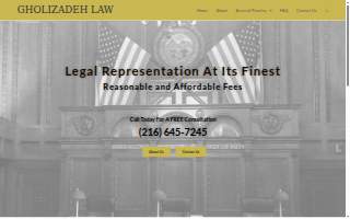 Gholizadeh Law website