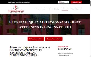 Buckeye Law Group of Cincinnati website