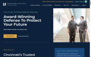 Luftman, Heck & Associates: Cincinnati Criminal Defense website
