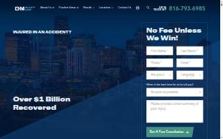 DM Injury Law website