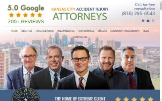 Kansas City Accident Injury Attorneys website