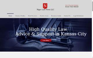 Nigro Law Firm, LLC website