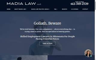 Madia Law LLC | Employment Lawyers Serving Minneapolis website