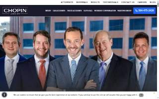 The Chopin Law Firm LLC website