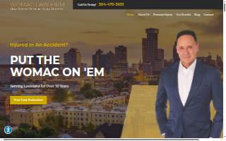 Womac Law Firm website