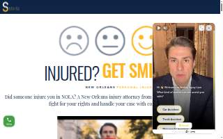 Smiley Injury Law | New Orleans Personal Injury Lawyer website