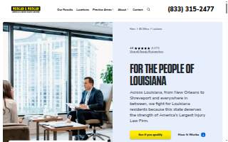 Morgan & Morgan of New Orleans website