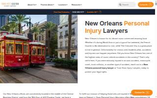 Trust Guss Injury Lawyers website