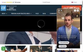 Chip Forstall Law Firm website
